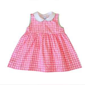 NWT Nantucket Kids Baby Girl Morning Glory Poplin Playdress Sz 0-3 Mos